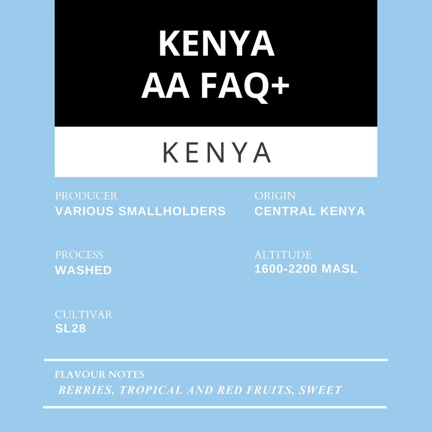 Kenya AA FAQ+