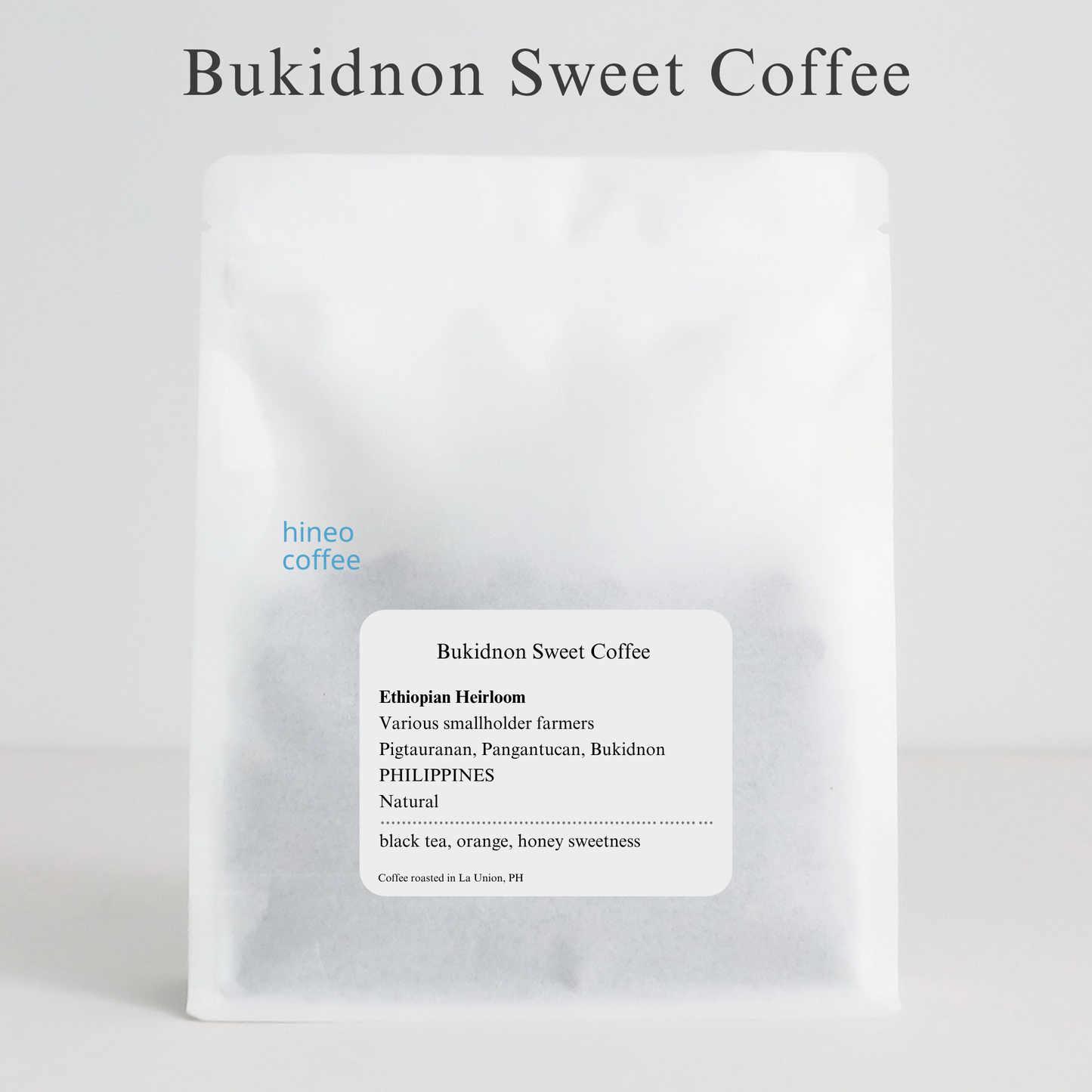 Bukidnon Sweet Coffee