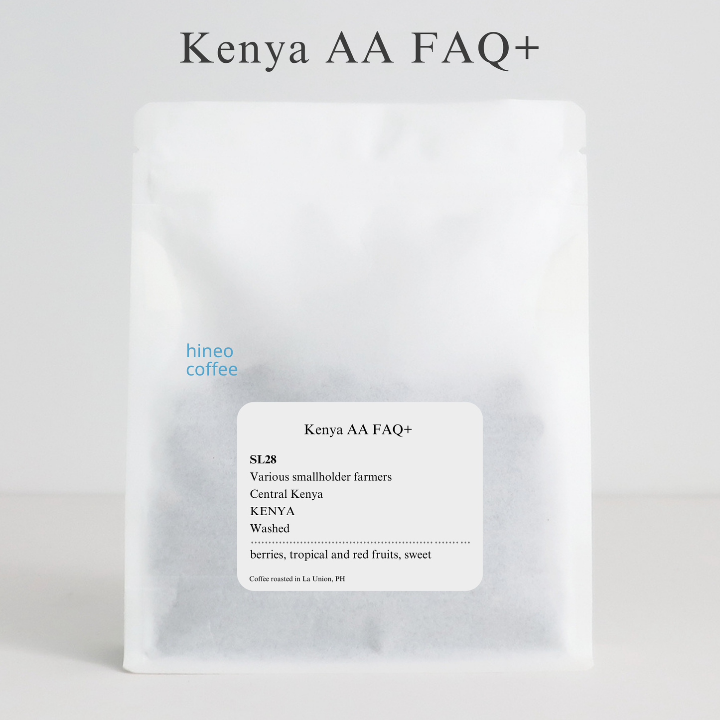 Kenya AA FAQ+